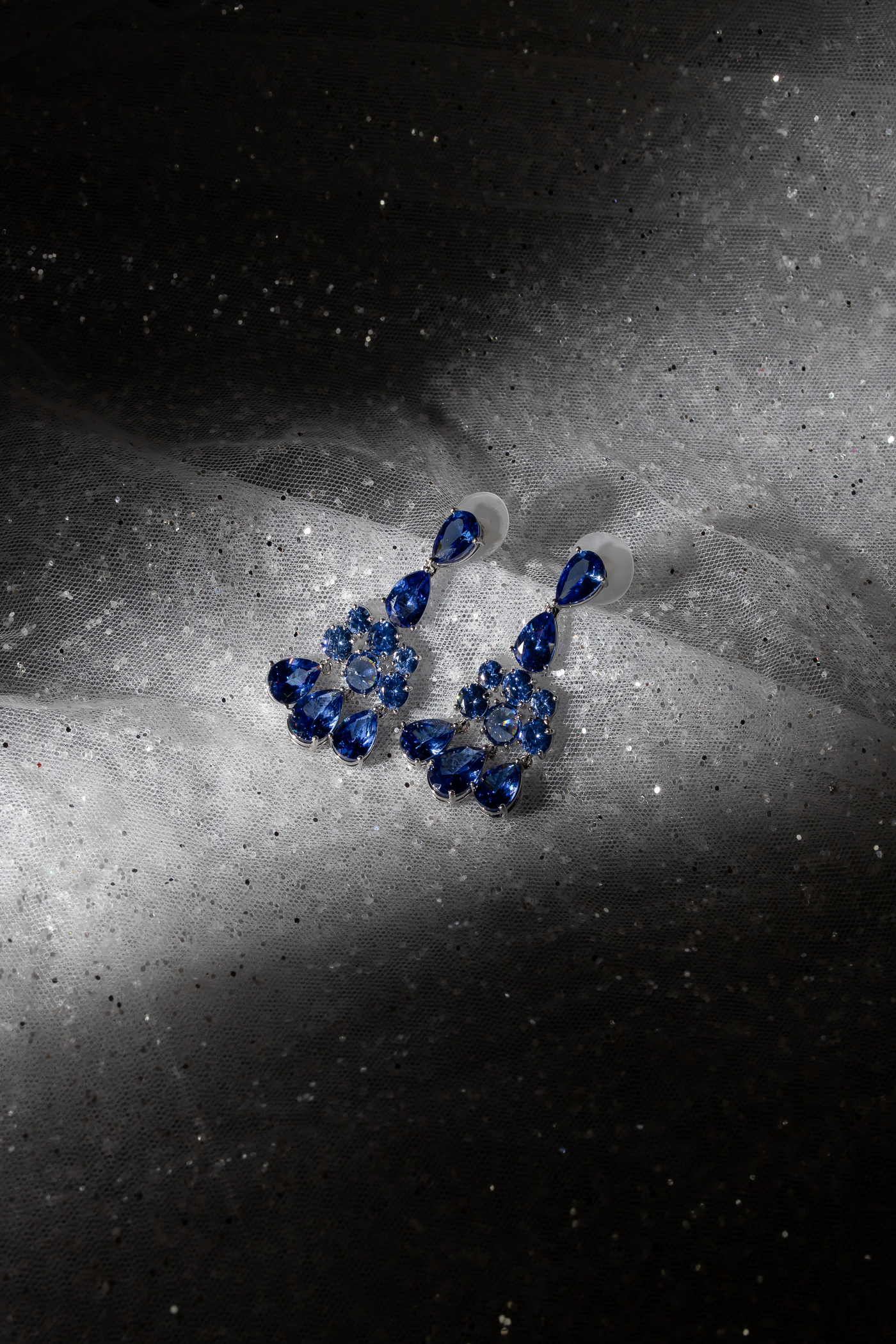 Сережки B132 Ear1571 blue